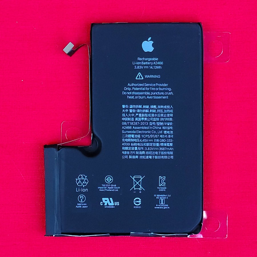 Batería Original para iPhone 12 Pro Max con adhesivos - FASTNCK